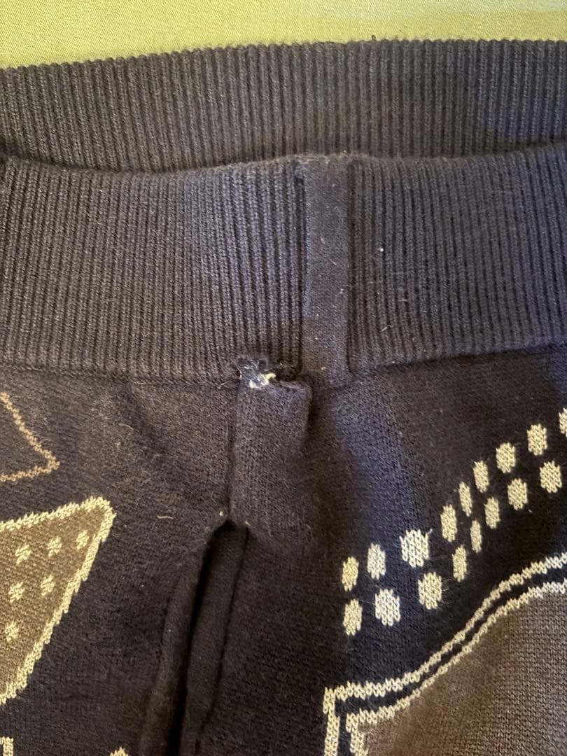 【即購入可】XANDER ZHOU ラメニットパンツ 23ss