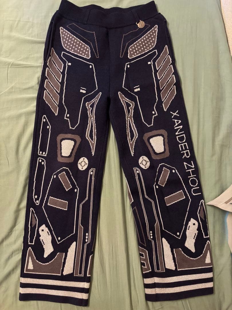 【即購入可】XANDER ZHOU ラメニットパンツ 23ss