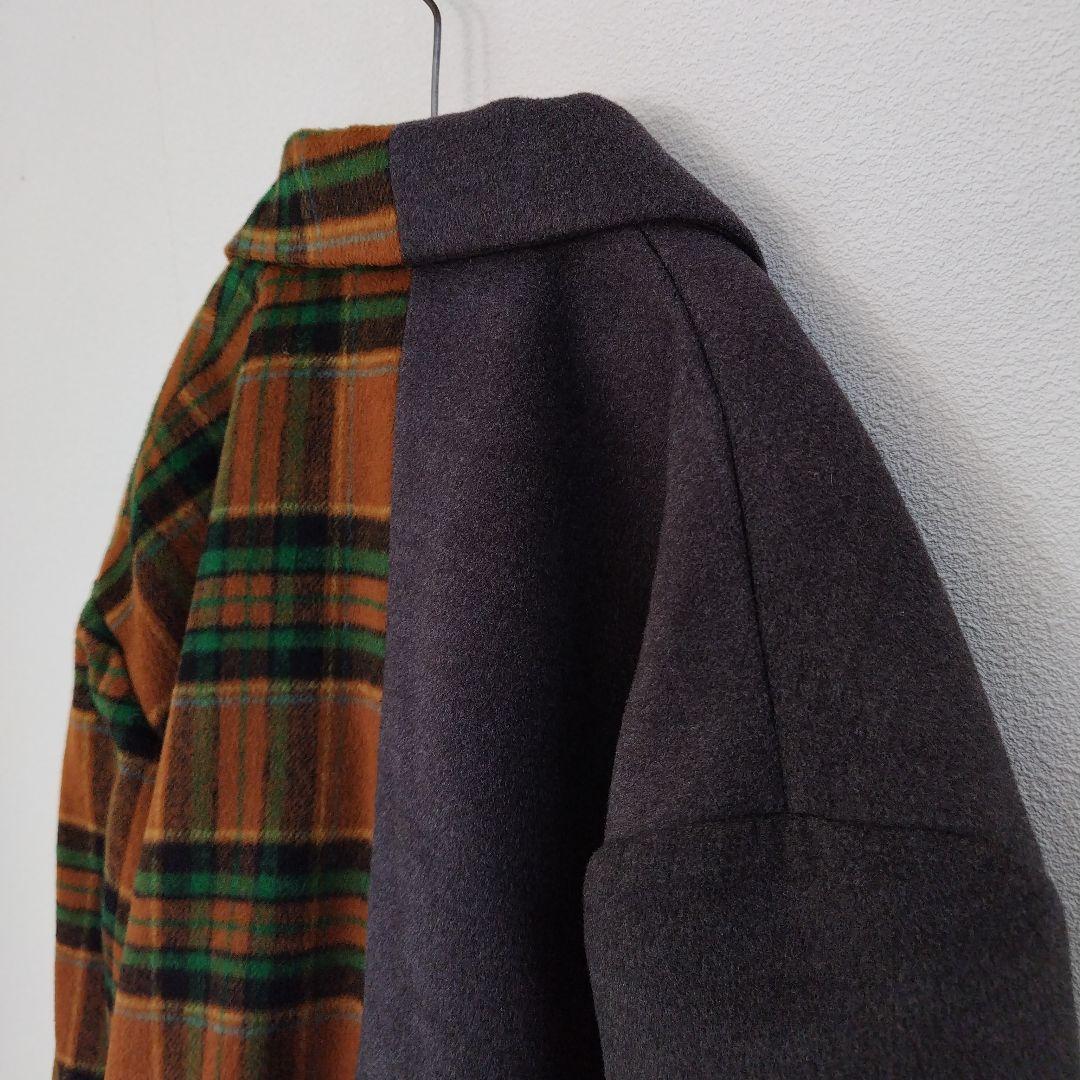 ヘリンドットサイ バイカラー アシンメトリー ジャケット※新品※