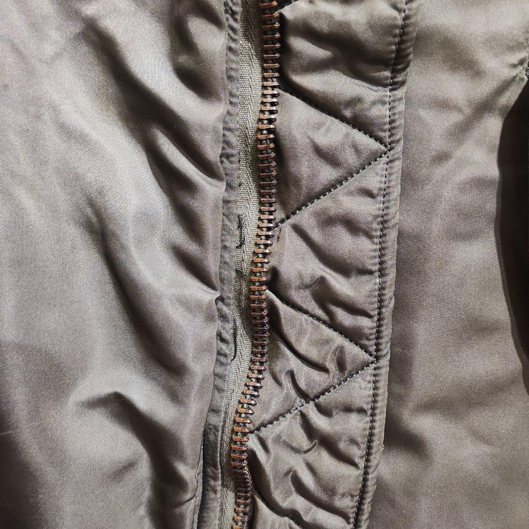 さ*こ様 ALPHA MA-1 フライトジャケット メンズ カーキ ワッペン付