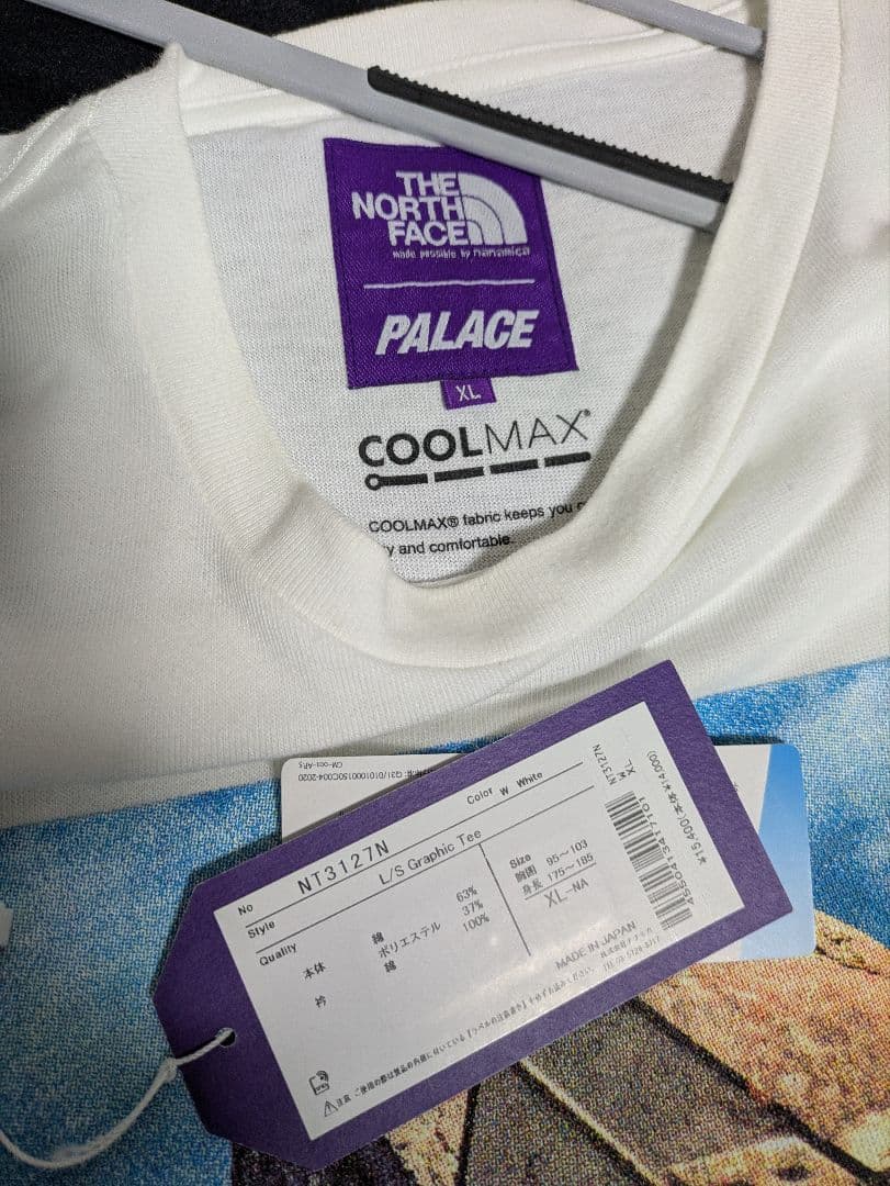 トップス PALACE THE NORTH FACE Graphic Tee White