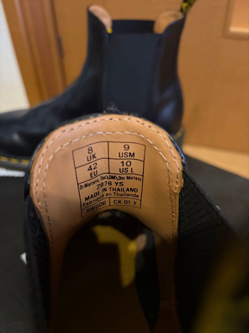 Dr. Martens チェルシー　ブラック サイドゴアブーツ　UK8