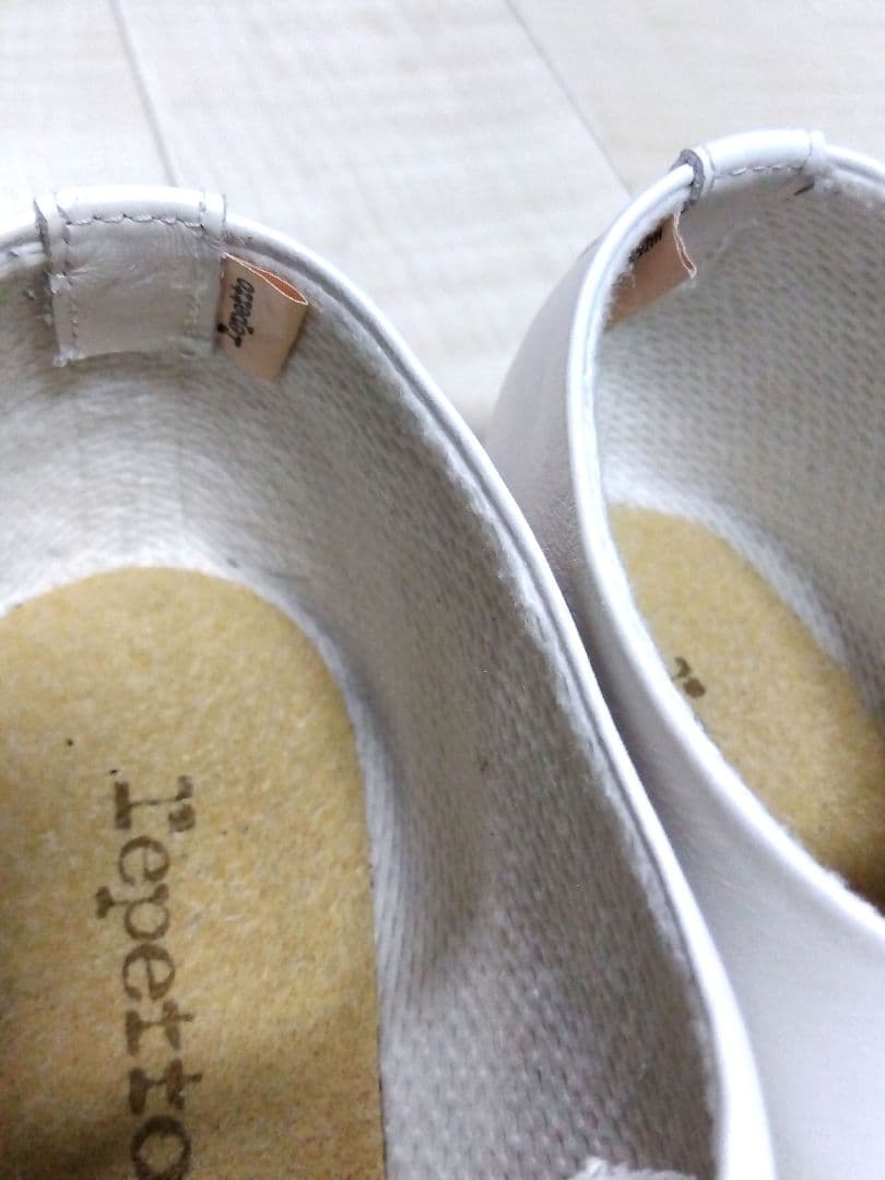 repetto Jazz レザーシューズ ホワイト 39/24.5cm