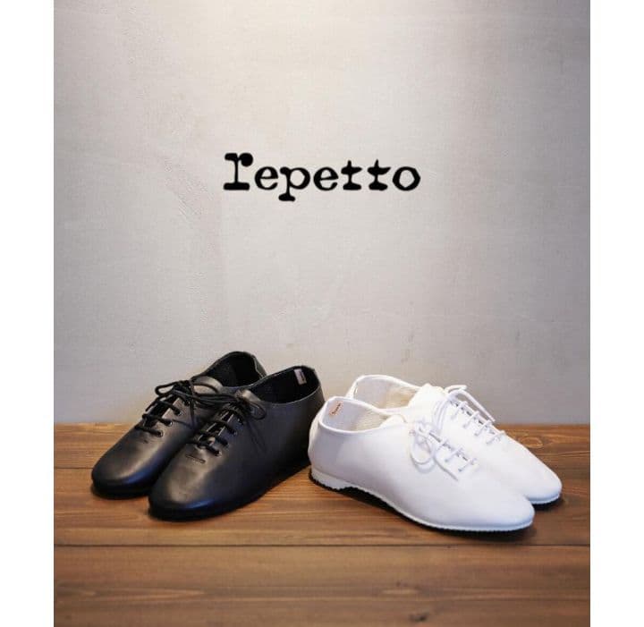 repetto Jazz レザーシューズ ホワイト 39/24.5cm