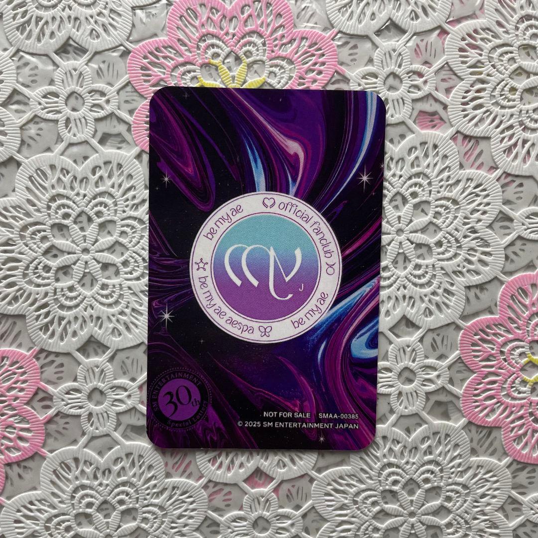 ニンニン aespa 30th SPECIAL抽選会 FC SMTOWN トレカ