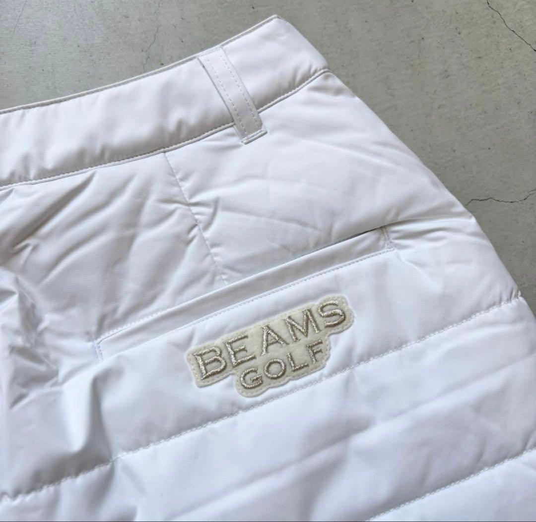 【極美品】BEAMS GOLF ビームスゴルフ パテッド 撥水スカート 中綿蓄熱