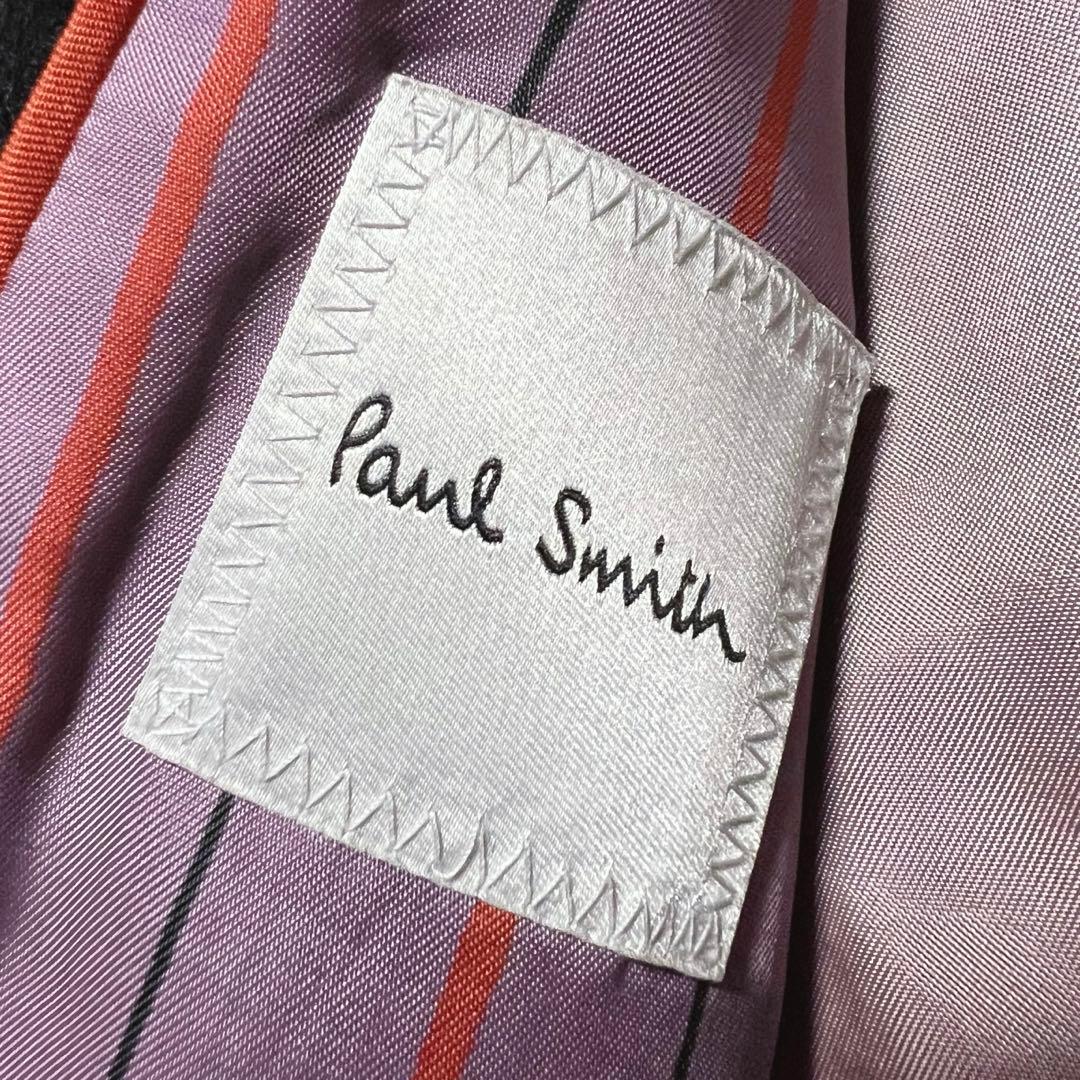 極美品❤️カシミヤ混❤️Paul Smith ポールスミス メルトン ピーコート 黒