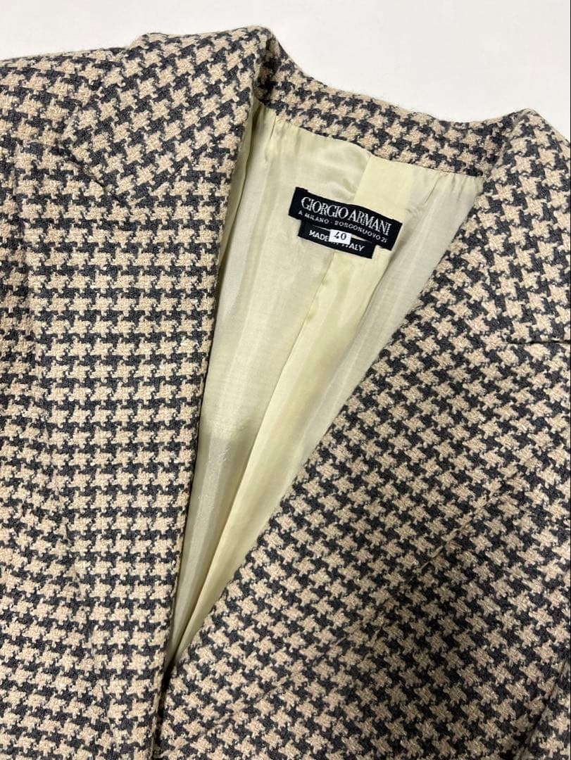 Giorgio Armani アルマーニ ハウンドトゥースジャケット 新品未使用