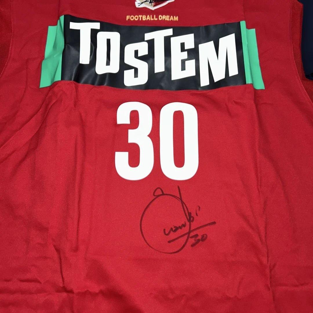 鹿島アントラーズ　ユニフォーム　サイン入り　2004 タグ付き　XL