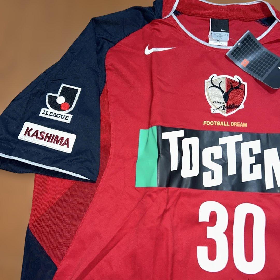 鹿島アントラーズ　ユニフォーム　サイン入り　2004 タグ付き　XL