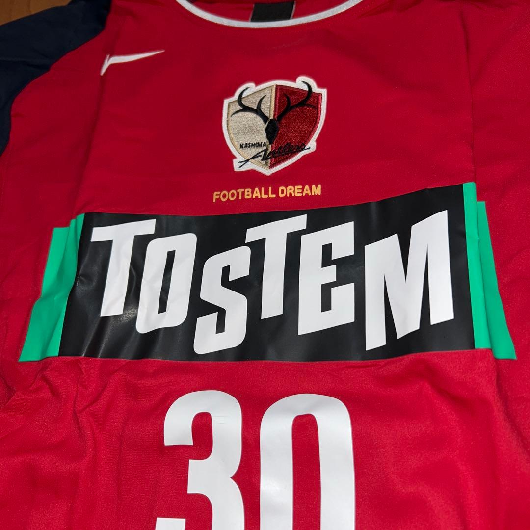 鹿島アントラーズ　ユニフォーム　サイン入り　2004 タグ付き　XL