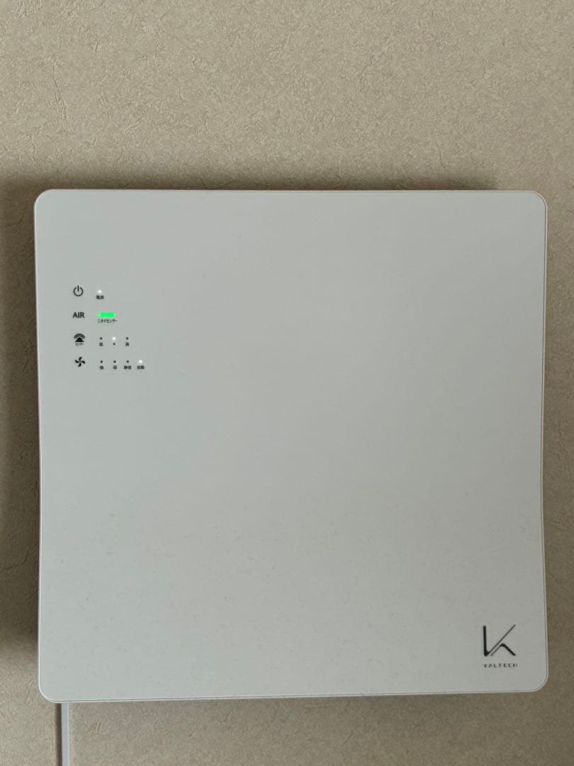 【新品】カルテックKL-W01空気清浄機ホワイト壁掛けタイプ　消臭除菌感染予防等