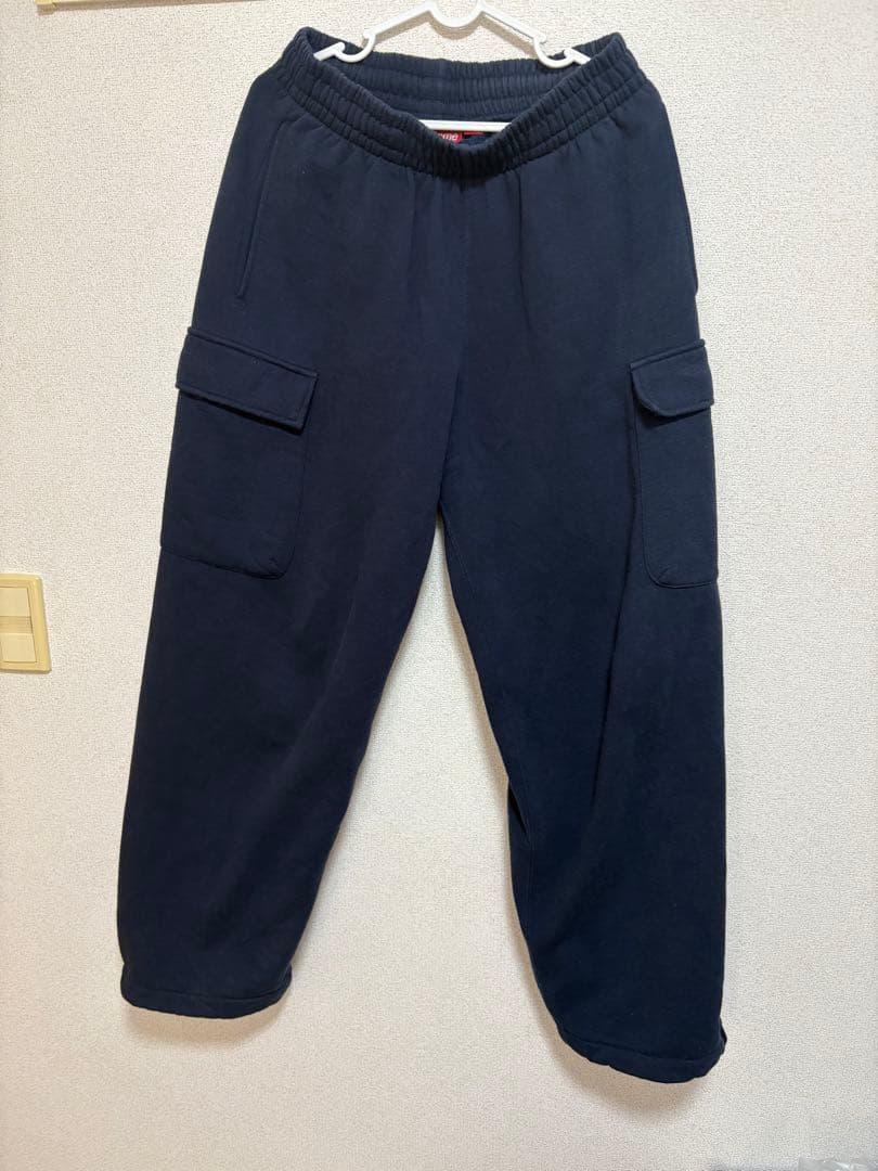 ポ*ー様 supremeスウェットカーゴパンツ