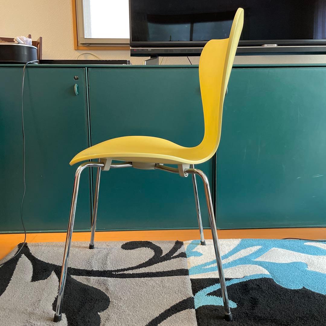 #フリッツハンセン#セブンチェア#ライトイエロー#ダイニングチェア#希少カラー