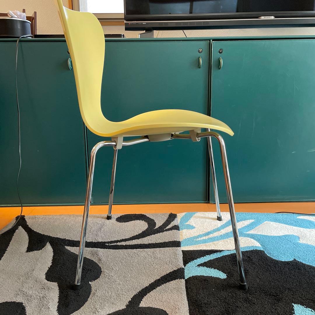 #フリッツハンセン#セブンチェア#ライトイエロー#ダイニングチェア#希少カラー