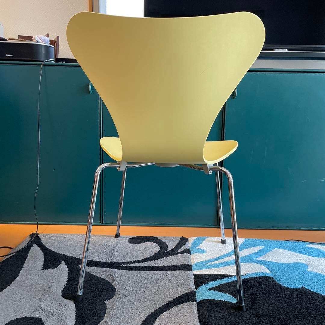 #フリッツハンセン#セブンチェア#ライトイエロー#ダイニングチェア#希少カラー