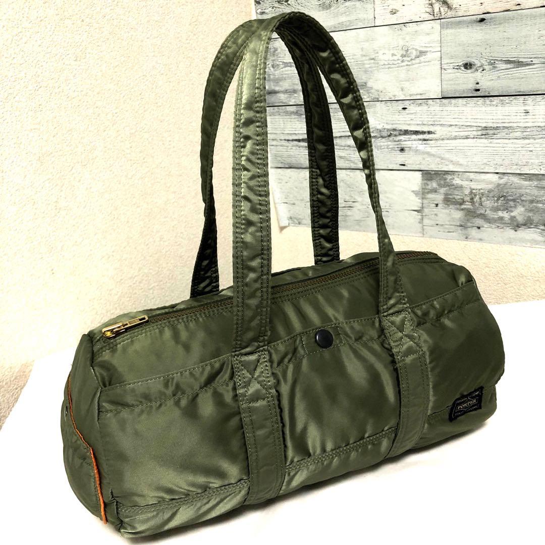 美品✨希少 ポータータンカー ダッフル ミニボストンバッグL セージ 吉田カバン