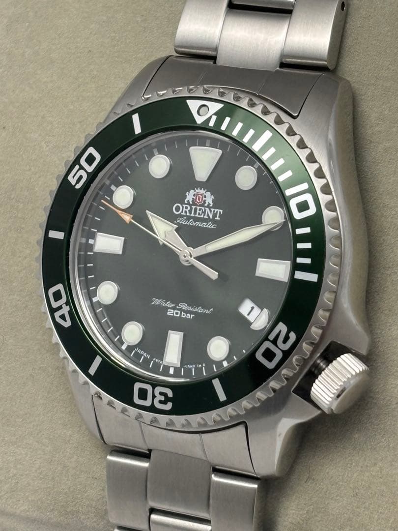 【超美品】ORIENT SPORTS ダイバー 自動巻き RN-ACOK02E