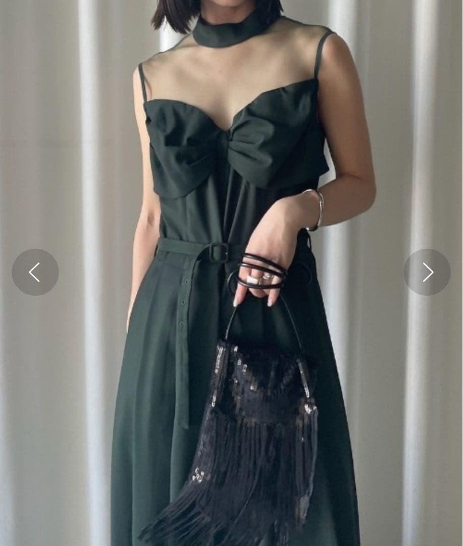 サロペット・オーバーオール・オールインワン Ameri vintage LADY BUSTIER ROMPERS DRESS