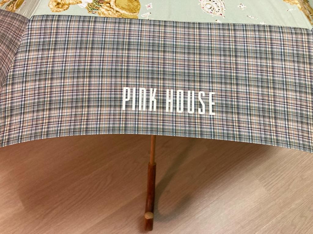 ピンクハウス　PINK　HOUSE　　長傘　未使用　クマ　緑