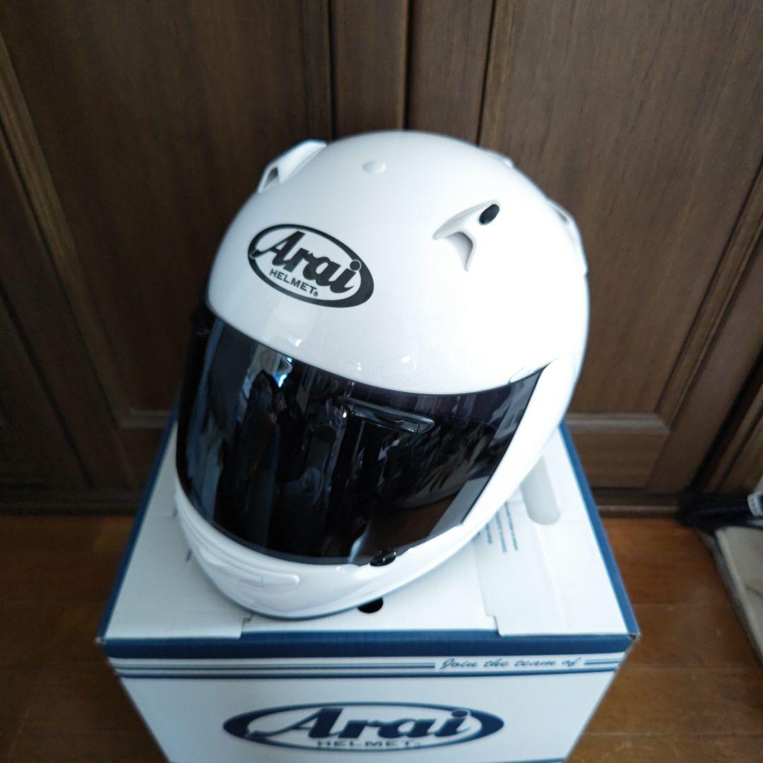 【美品】Arai QUANTUM-J フルフェイスヘルメット ホワイト