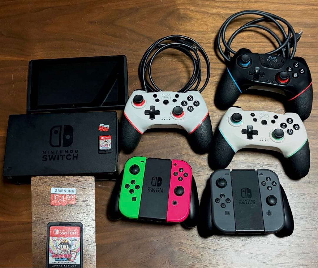 Nintendo Switch 本体 コントローラー　桃鉄　充電器　セット