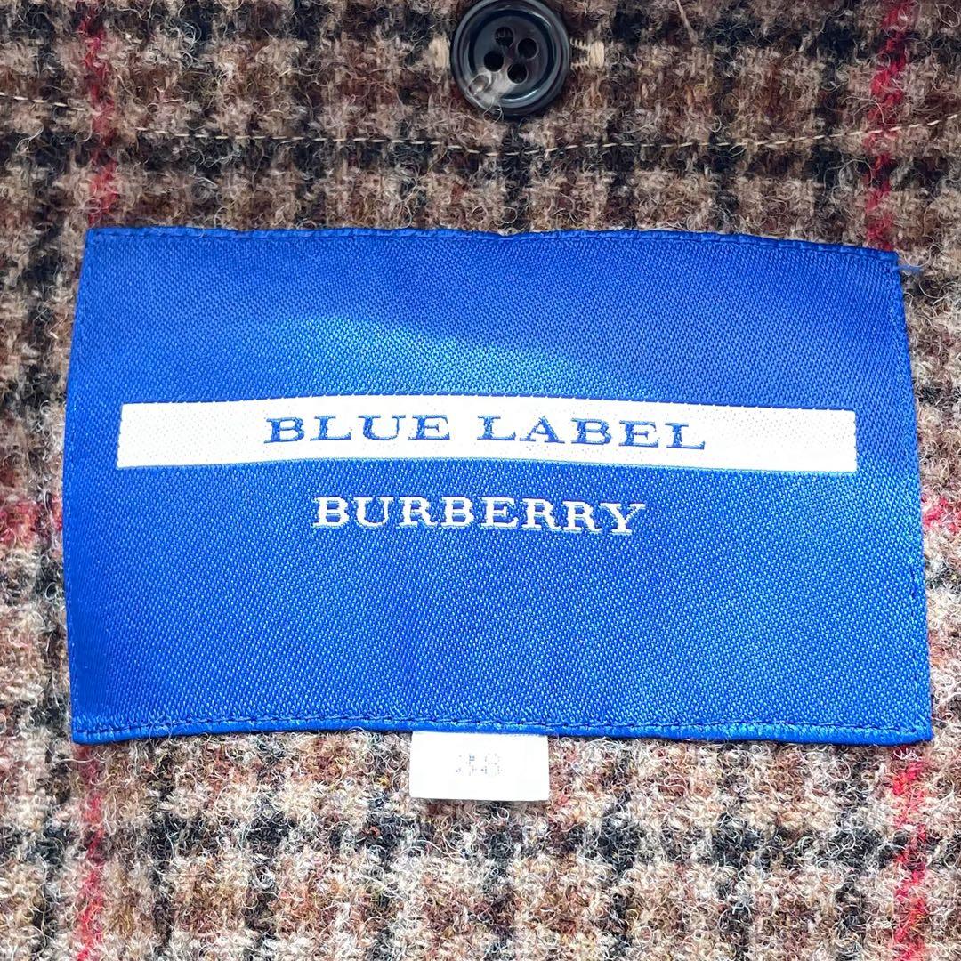 バーバリーブルーレーベル　ライナー付ダブルトレンチコート 2way 千鳥格子