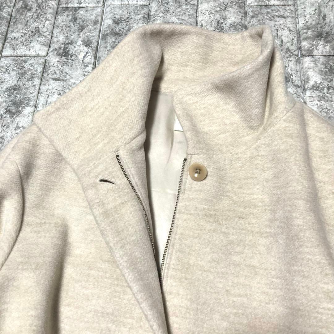 Ho to　Chloé クロエ　ロングコート　スタンドカラー　オープンカ