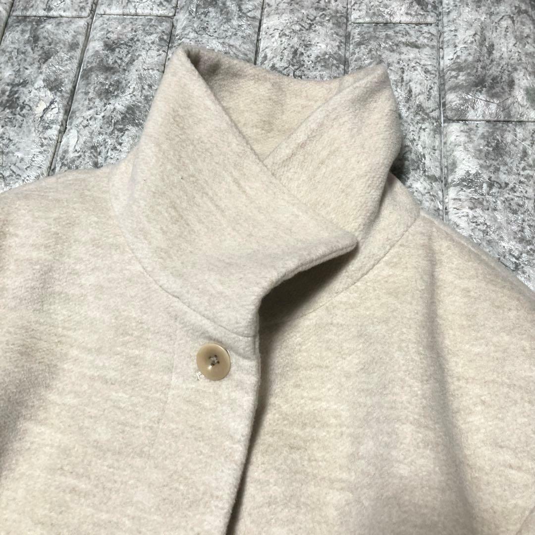 Ho to　Chloé クロエ　ロングコート　スタンドカラー　オープンカ