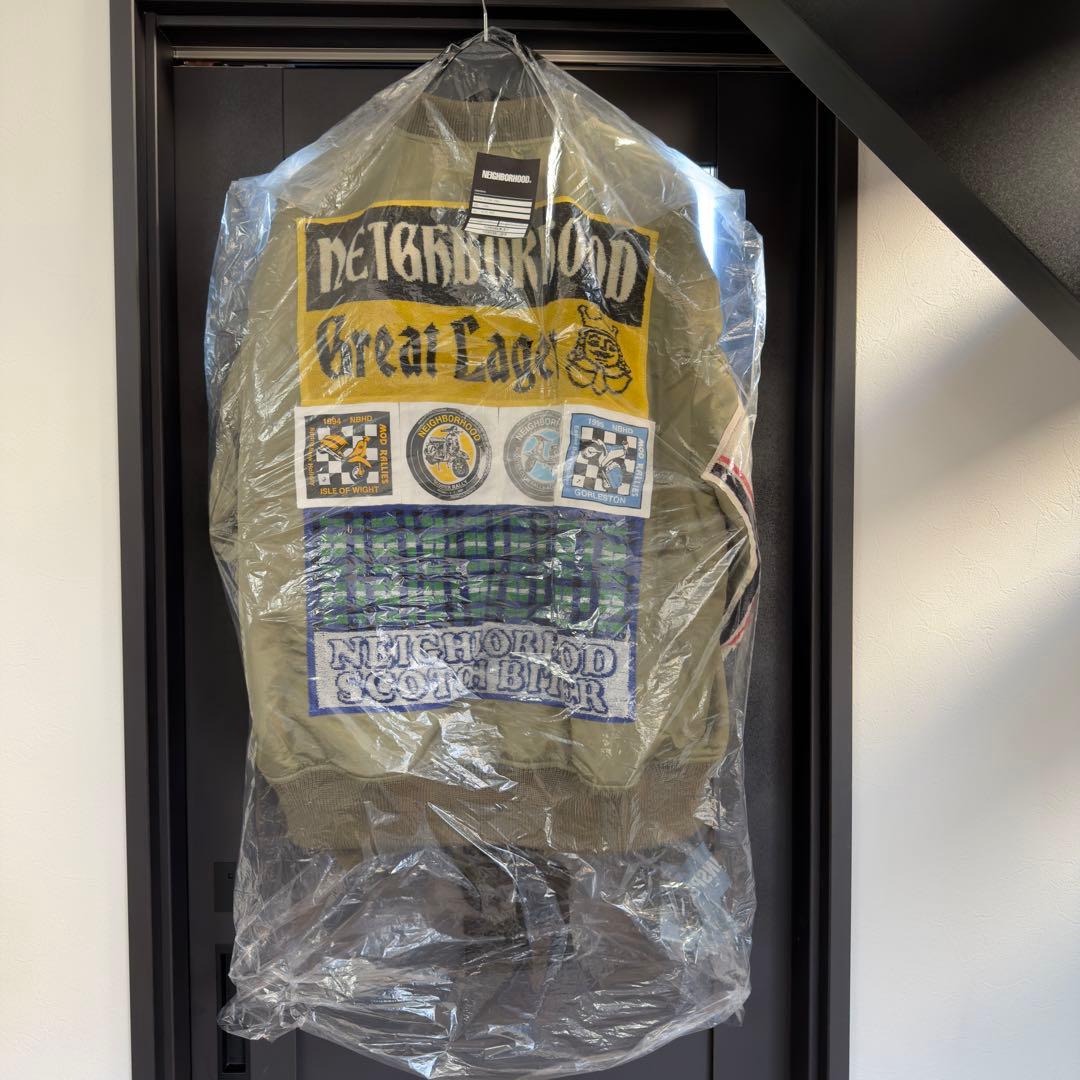 新品 NEIGHBORHOOD MA-1 FLIGHT JACKET MOD L