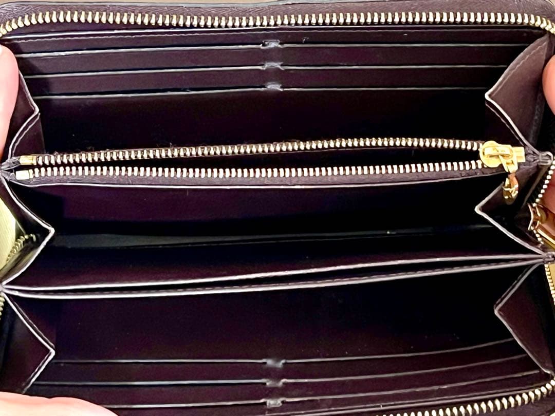 Louis Vuitton 長財布 ヴェルニ　ジッピー　ウォレット