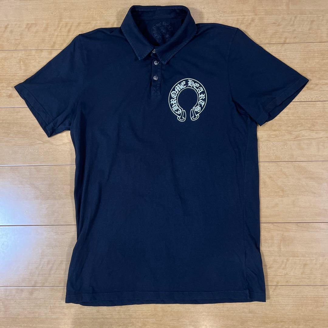 まさこ Chrome Hearts Horseshoe Logo Polo