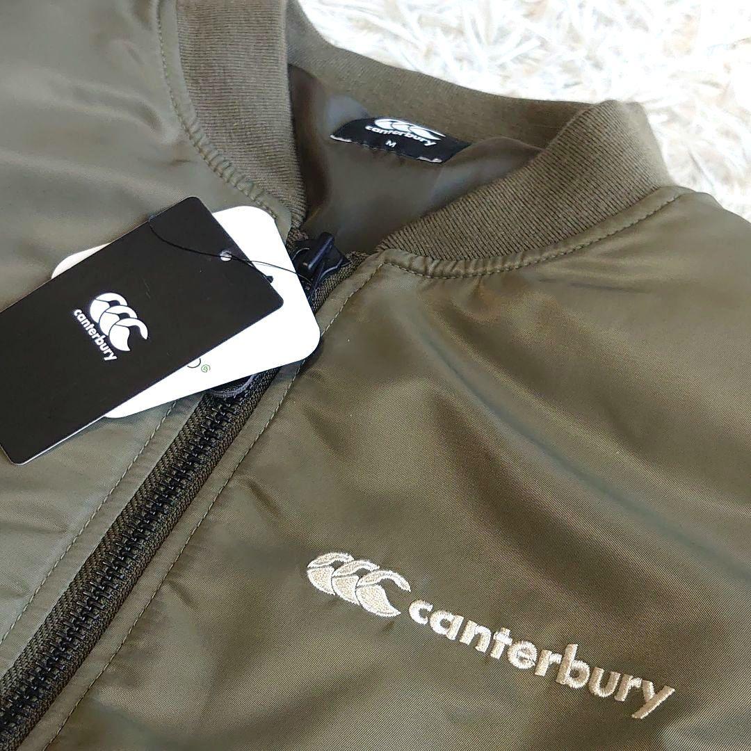 【新品】カンタベリー ワッペン ロゴ刺繍 MA-1 フライトジャケット M