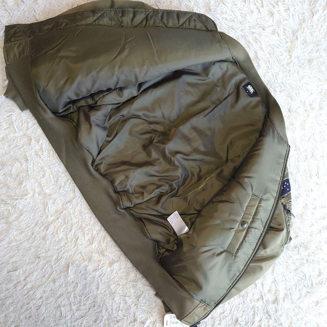 【新品】カンタベリー ワッペン ロゴ刺繍 MA-1 フライトジャケット M