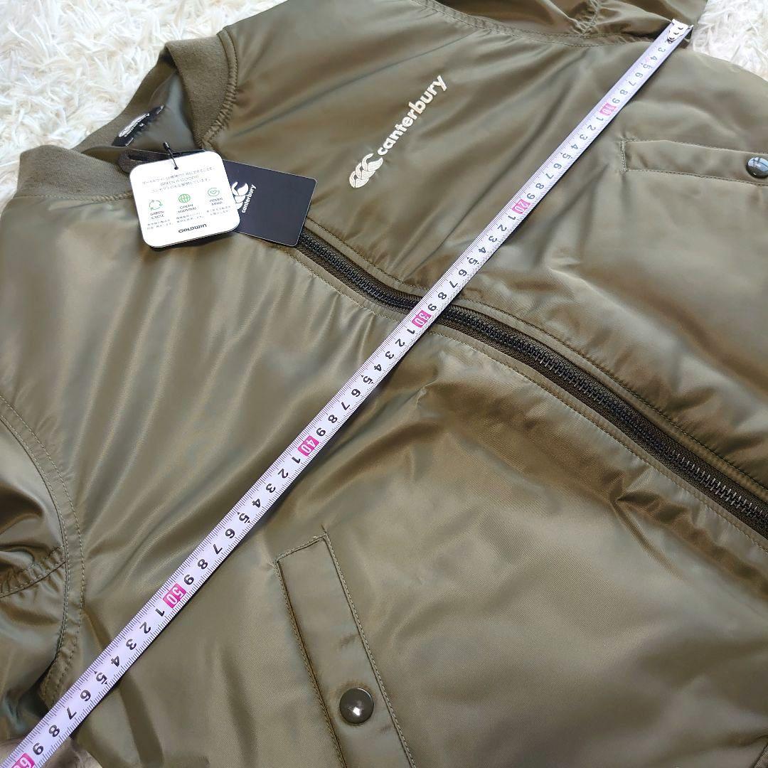 【新品】カンタベリー ワッペン ロゴ刺繍 MA-1 フライトジャケット M