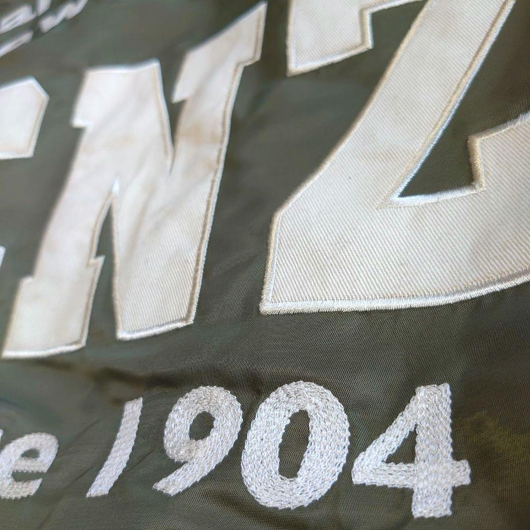 【新品】カンタベリー ワッペン ロゴ刺繍 MA-1 フライトジャケット M