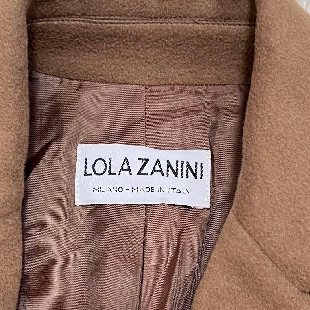 LOLA ZANINIイタリア製カシミヤ100% チェスターコート　ブラウン