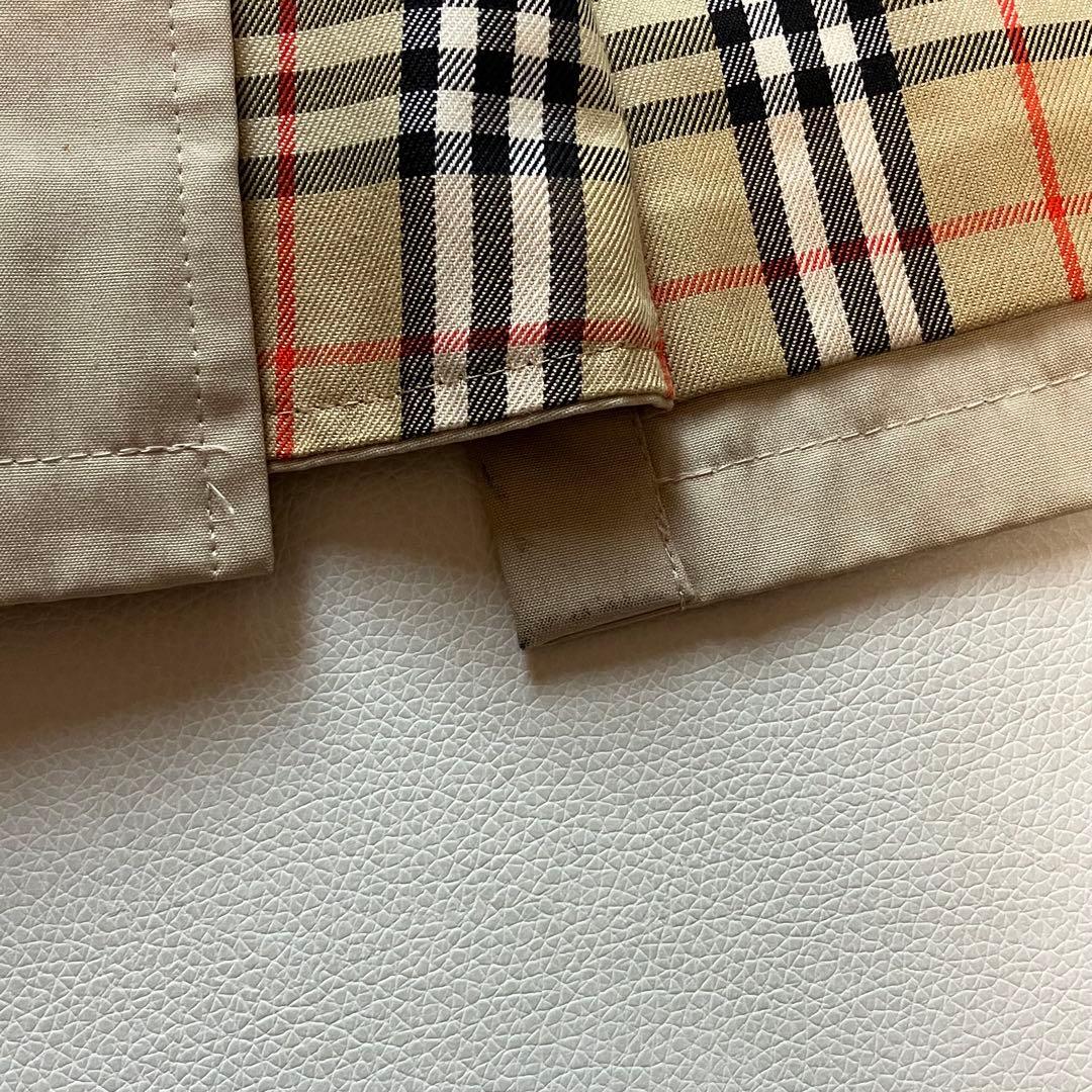 Burberrys 金ボタン ステンカラーコート ベルト ノバチェック 11AR