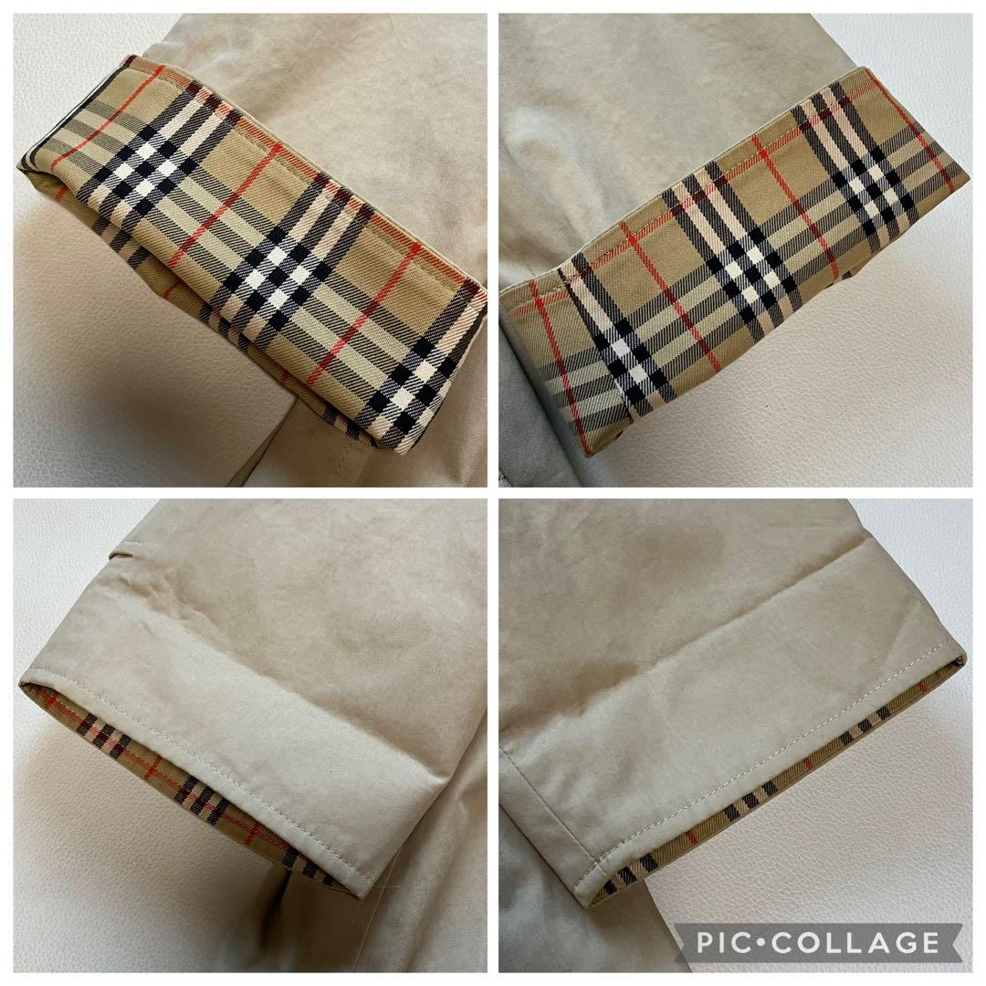 Burberrys 金ボタン ステンカラーコート ベルト ノバチェック 11AR