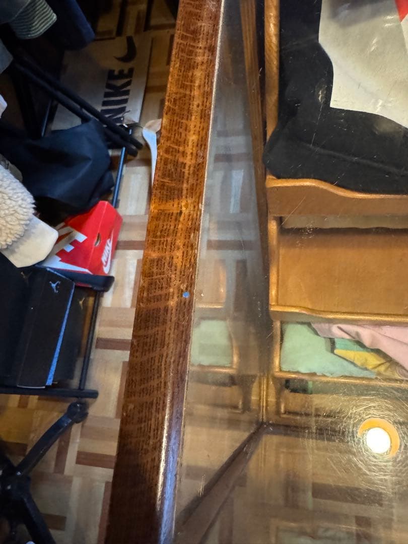 ヴィンテージ木製ディスプレイキャビネット(出荷方法は要相談)