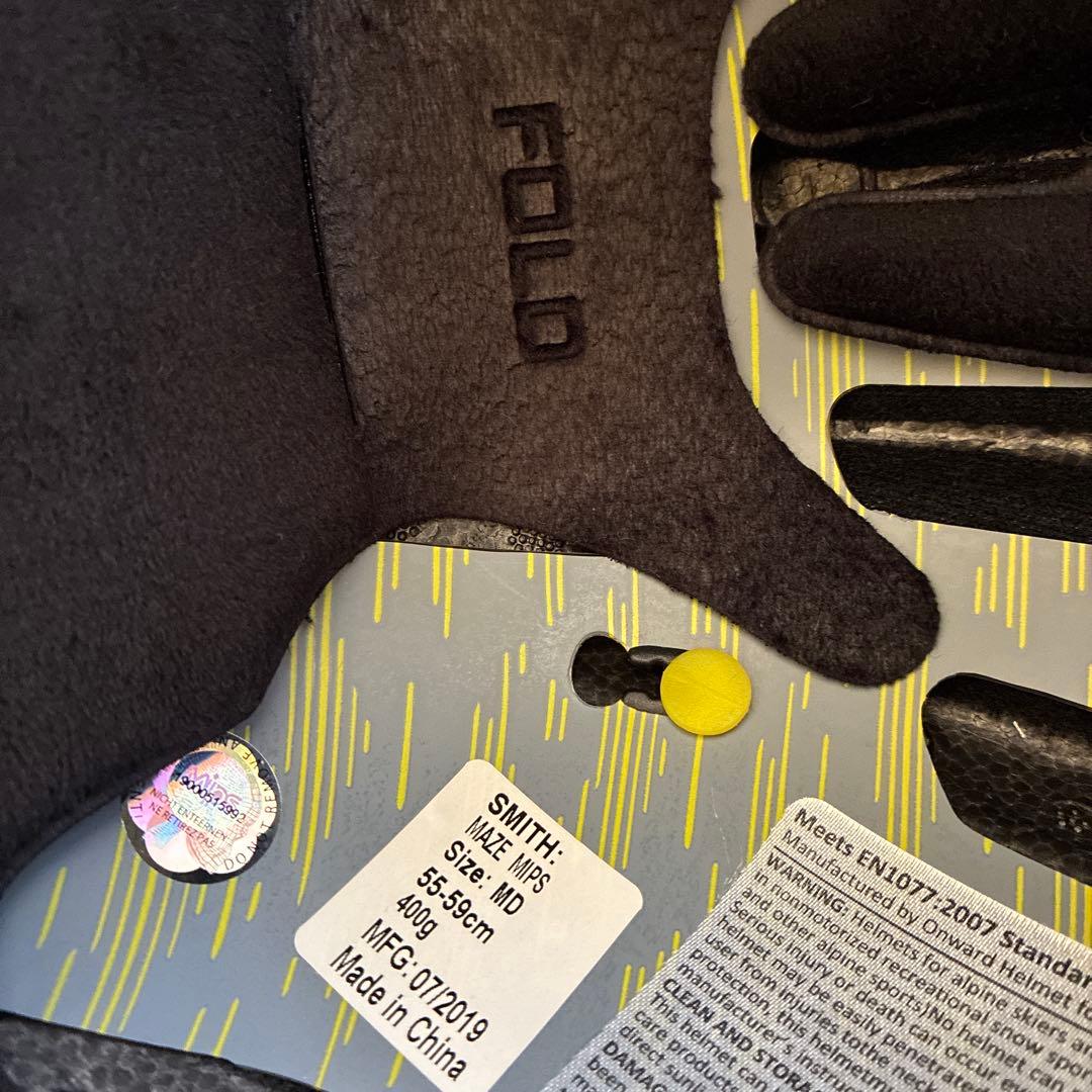 SMITH マットブラック ヘルメット