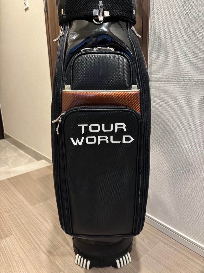 HONMA キャディバッグ 黒茶 中古