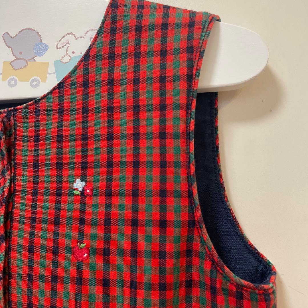 ファミリア　ワンピース／ジャンパースカート　110❤️ミキハウス　バーバリー