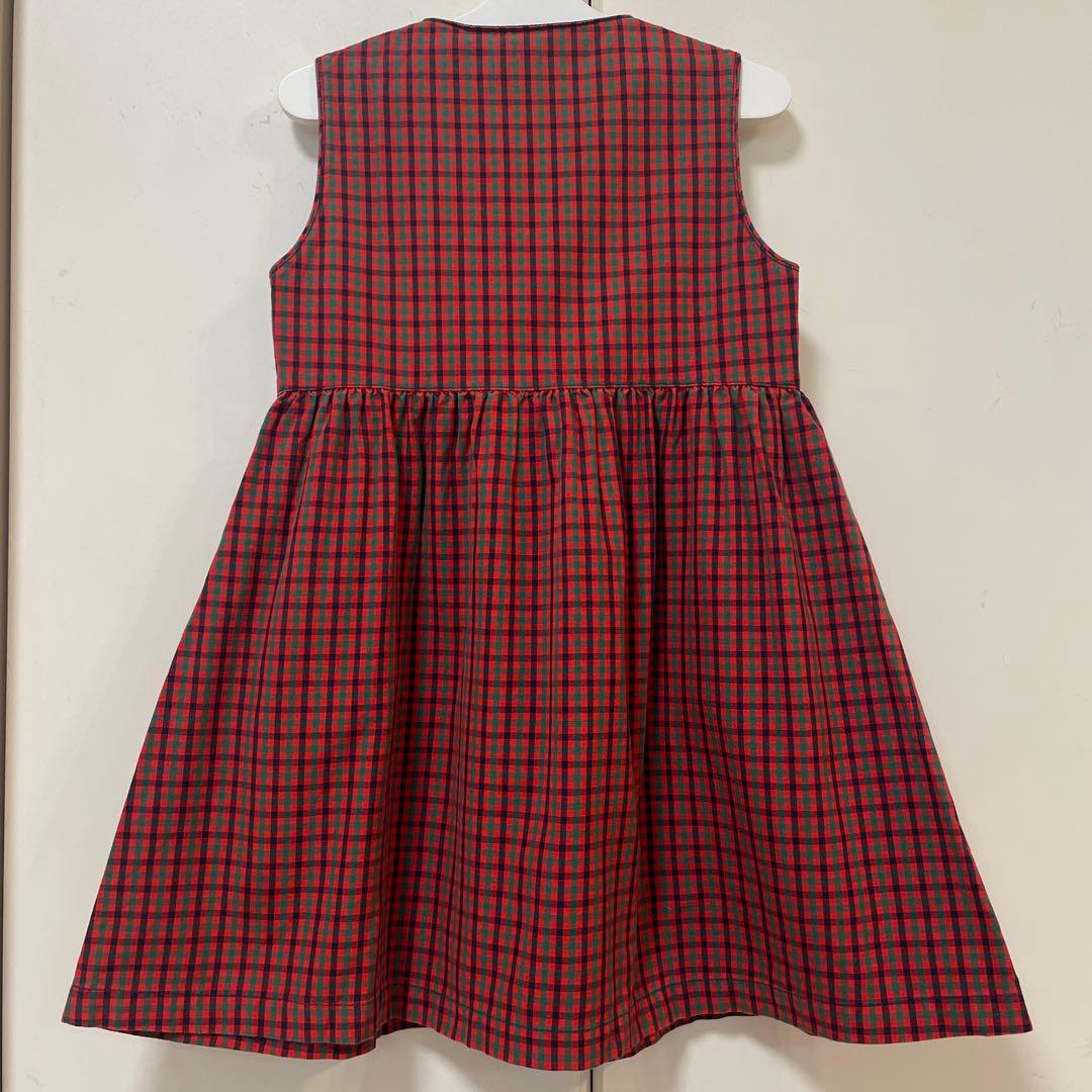 ファミリア　ワンピース／ジャンパースカート　110❤️ミキハウス　バーバリー