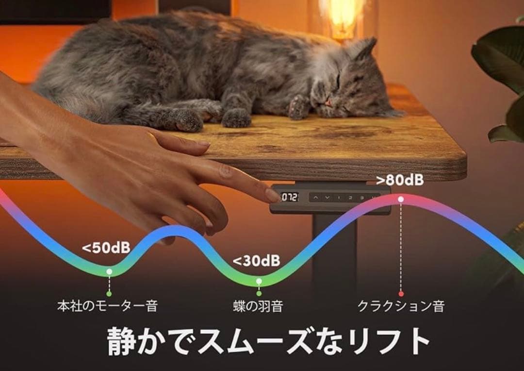 新品未使用　FEZIBO 電動昇降式デスク 120cm x 60cm pcデスク