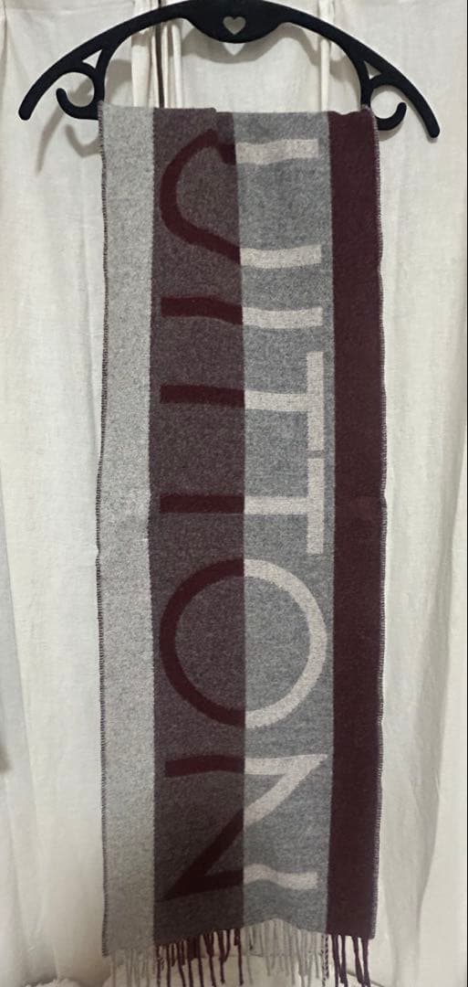 Louis Vuitton チェック柄マフラー　細身