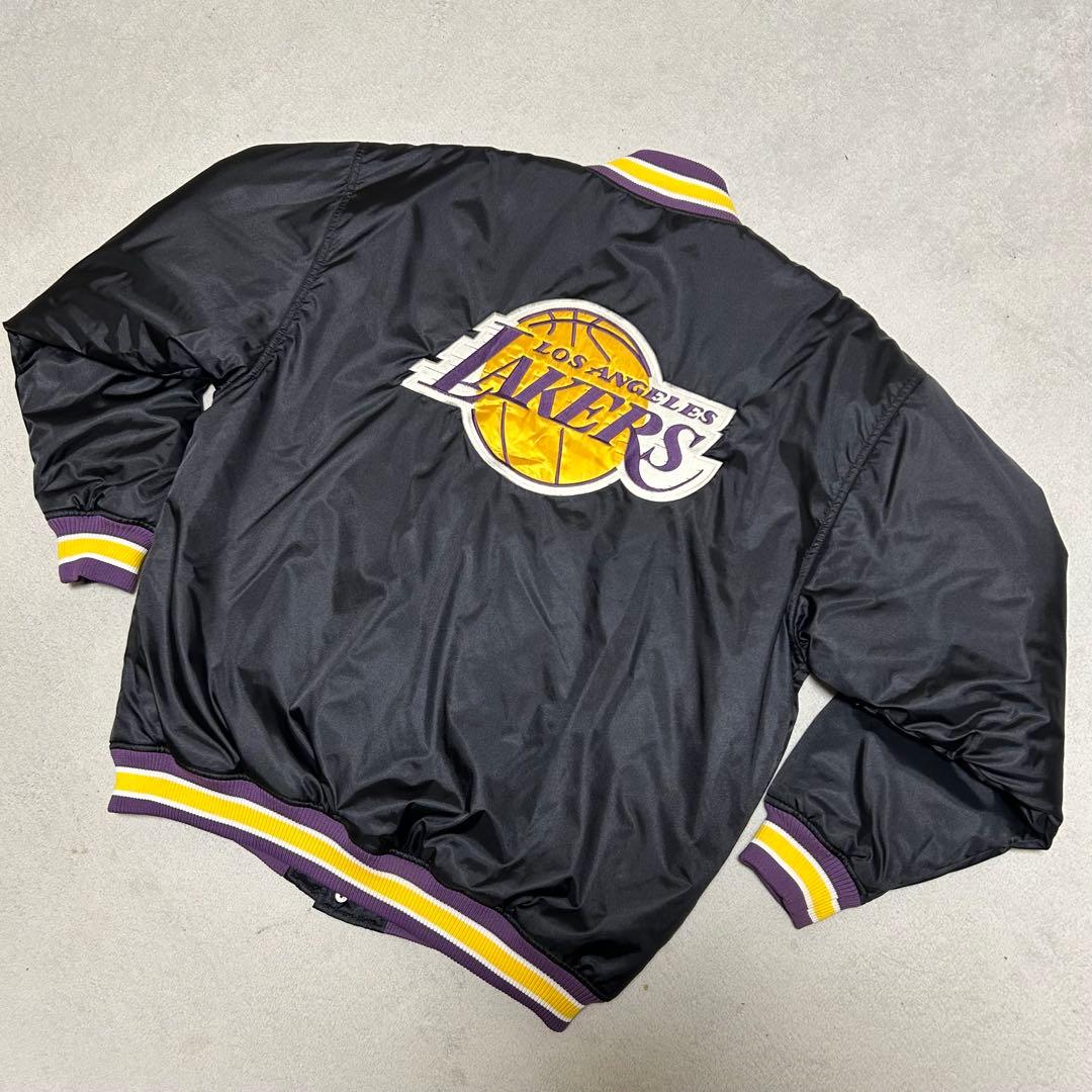 リーボック レイカーズ Reebok LAKERS コラボ スタジャン 黒 L