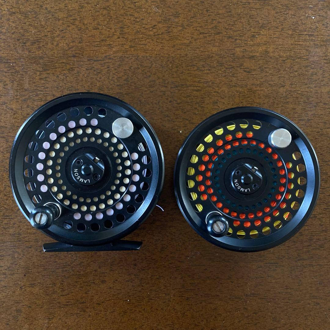 LAMSON LP3 ラムソン　スペアスプール付　フライリール