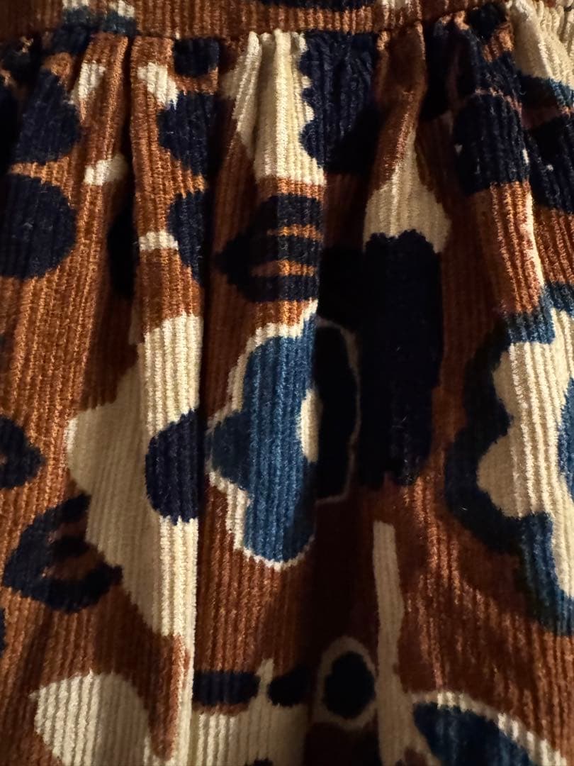 misha and puff コーデュロイ 花柄ワンピース　6Y