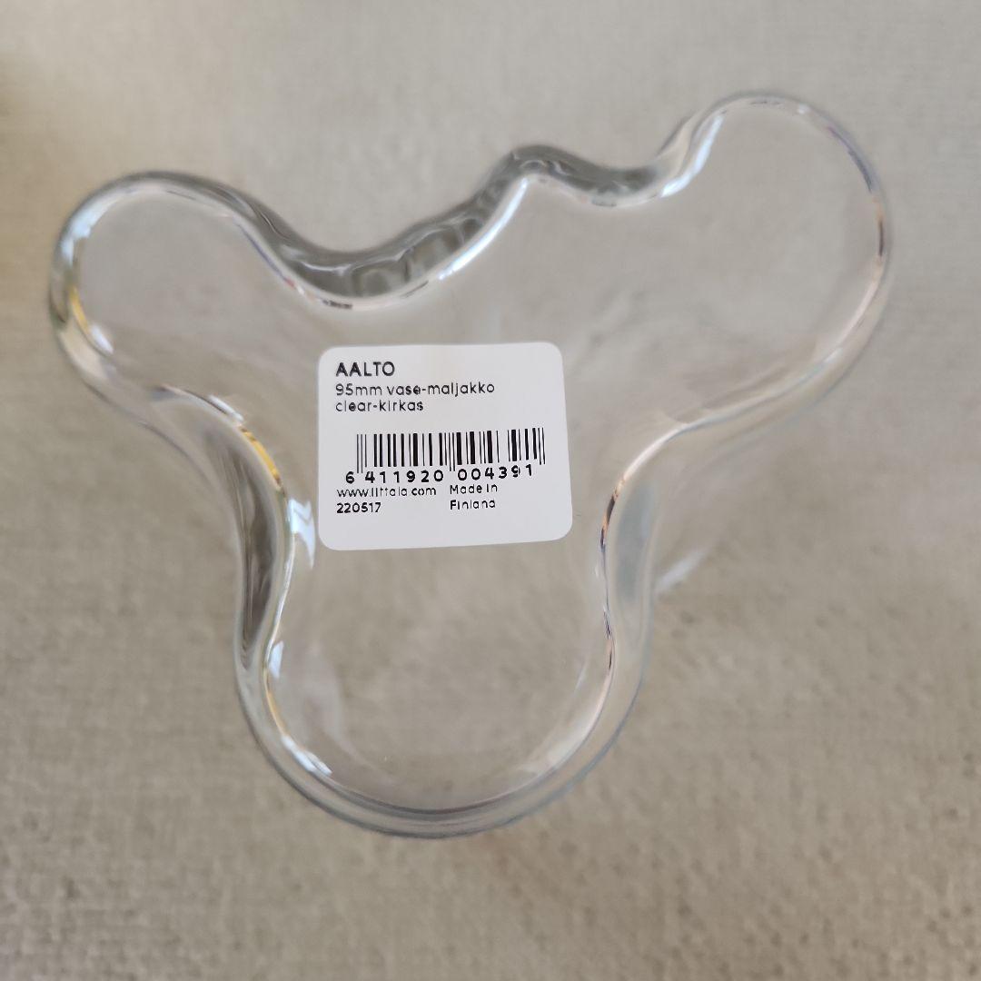 未使用新品・ AALTO 花瓶 クリアガラス　95㎜